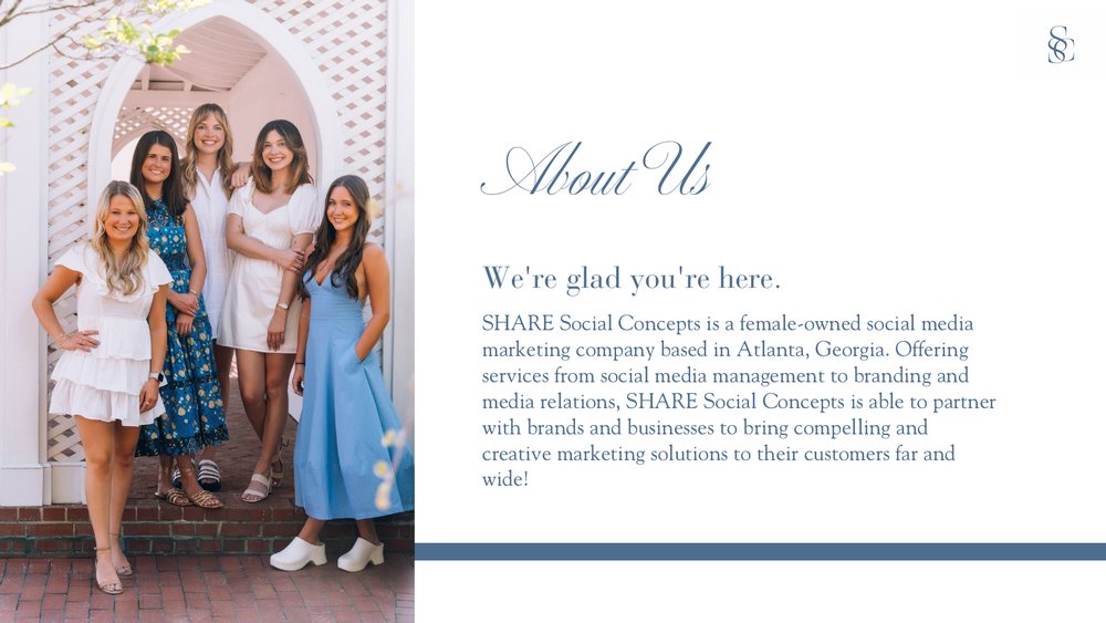 Brochure About Us page