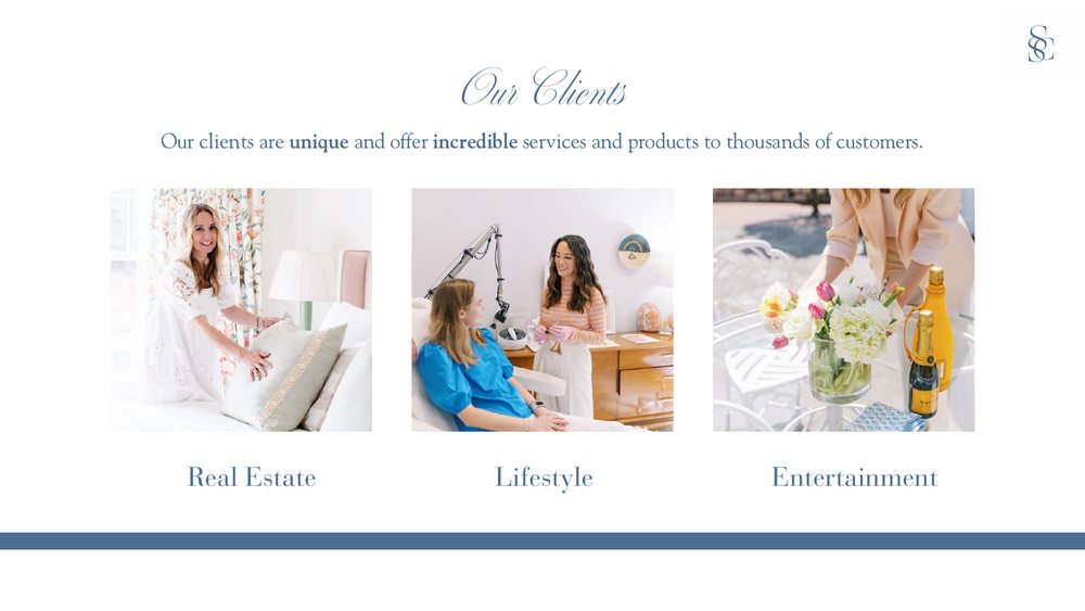 Brochure Our Clients page